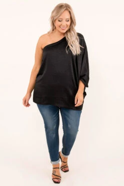 Skip The Business Top, Black -Deals Swish Tex Store 10 20 17801 Edit