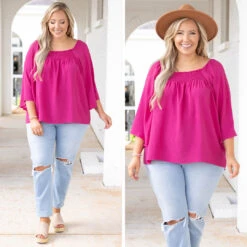 Lush Embrace Top, Fuchsia -Deals Swish Tex Store 10 511d8d2a 653c 476c 9c8a 2db5888a5485