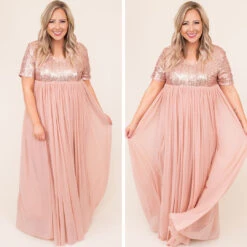 Shining Like A Diamond Dress, Rose Gold -Deals Swish Tex Store 10 d476da83 8d39 4d02 81db 4efdac24deda