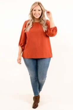 Not My Type Blouse, Rust -Deals Swish Tex Store 11 8 18284 4a0b1dbb ec7c 4d9d 90d3 c21db85189e2