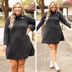 Lose My Breath Dress, Heather Black -Deals Swish Tex Store 11 ea4752d2 6559 412a b33b 45ab4a147ef6