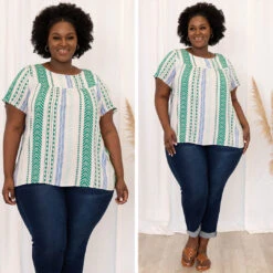 Stunning Twist Top, Emerald -Deals Swish Tex Store 12 bb897676 525e 47f9 822d 04544c4e3749