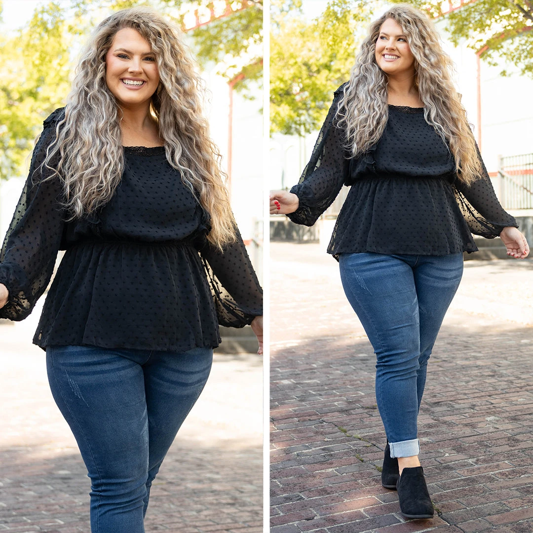 Somebody Like You Top, Black 8 Somebody Like You Top, Black - Image 6