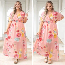 Sweet Laughter Dress, Coral Pink -Deals Swish Tex Store 19 a9513f6d 44bb 4f5e a5a4 917aa4451bf7