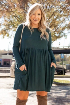 Beg For It Dress, Dark Teal