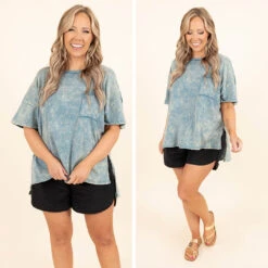 Bleach Gone Right Top, Teal -Deals Swish Tex Store 1 104c3991 3717 44e8 af37 6162a526a715