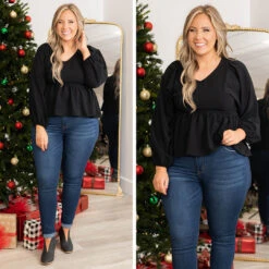 Beautiful As Can Be Blouse, Black -Deals Swish Tex Store 1 28293ca5 eda5 4436 a651 03937e548061
