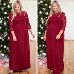Looking Elegant Maxi Dress, Burgundy -Deals Swish Tex Store 1 5e8a9aac 153b 417f 9758 d9f1583eb8ea