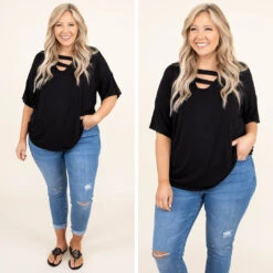 Totally Agreeable Top, Black -Deals Swish Tex Store 21 3fa7195f b179 4d56 8a4d e87caea513e4