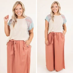 No Ordinary Day Top, Oatmeal -Deals Swish Tex Store 21 cebdabae d592 4c51 9034 19fe2c361fb0