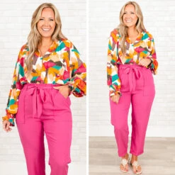 Confetti Everywhere Top, Fuchsia Orange -Deals Swish Tex Store 2 0ba1d9d4 0a71 4c91 91ba 3671fee6b729