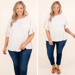 Away On Vacay Top, Oatmeal -Deals Swish Tex Store 2 2919a795 ef8d 4110 b3f4 659554b69423