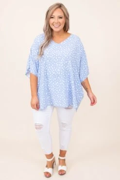 Should I Go Top, Sky Blue 10 Should I Go Top, Sky Blue -Deals Swish Tex Store 3 19 2924