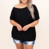 Curious Attraction Top, Black