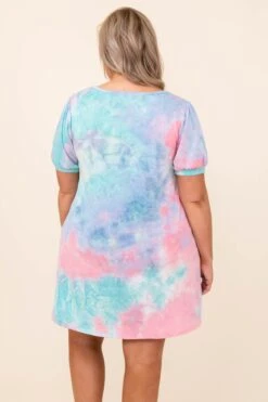 Social Flare Dress, Pink Combo 12 Social Flare Dress, Pink Combo -Deals Swish Tex Store 3 3 814