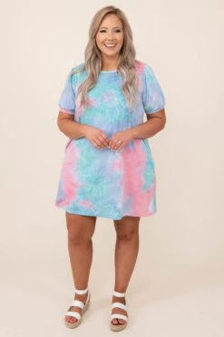 Social Flare Dress, Pink Combo 10 Social Flare Dress, Pink Combo -Deals Swish Tex Store 3 3 817