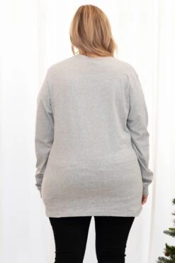 Holiday Trees Tee, Heather Gray -Deals Swish Tex Store 373A5415