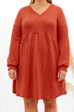 Girl Like Me Dress, Dark Rust -Deals Swish Tex Store 373A5530 152eb46b 35ff 4436 a259 8dee37aaab67