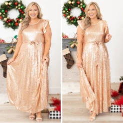 Cheery Times Dress, Gold -Deals Swish Tex Store 4 1cf7f2de fc43 4c42 b1ed b402336c432d