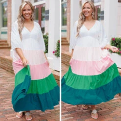 Change Of Color Maxi Dress, White -Deals Swish Tex Store 4 6925c81b b7d7 4503 824a 9452e5b94315