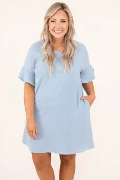 Moments In The Sun Dress, Sky Blue