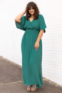 Feeling Good Maxi Dress, Jade -Deals Swish Tex Store 5E1A1240