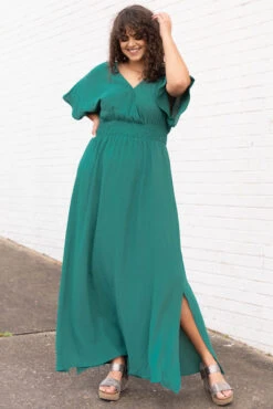 Feeling Good Maxi Dress, Jade -Deals Swish Tex Store 5E1A1266 Edit 1