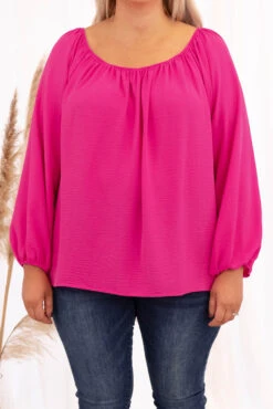 Changing Myself Blouse, Hot Pink 11 Changing Myself Blouse, Hot Pink -Deals Swish Tex Store 5E1A2363