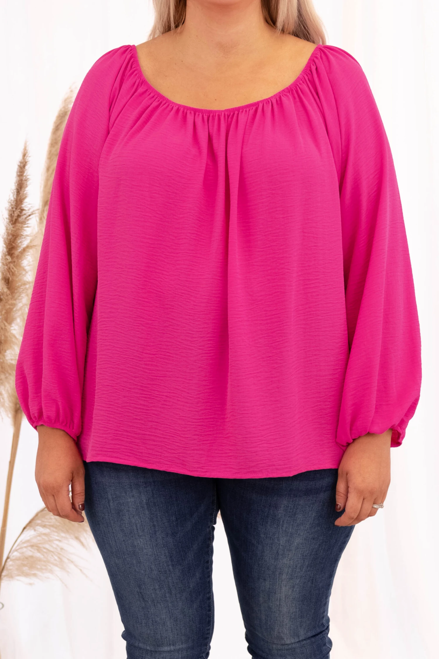 Changing Myself Blouse, Hot Pink 6 Changing Myself Blouse, Hot Pink - Image 4