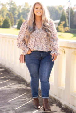 Wishing I Was In The Hamptons Top, Purple -Deals Swish Tex Store 5E1A6395