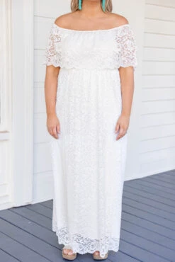 Glance Of Elegance Dress, Ivory -Deals Swish Tex Store 5E1A7338 Edit