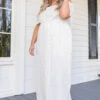 Glance Of Elegance Dress, Ivory -Deals Swish Tex Store 5E1A7352 Edit