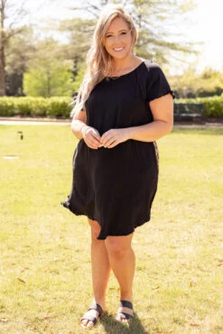 Running Wild For You Dress, Black -Deals Swish Tex Store 5E1A9401 Edit