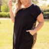 Running Wild For You Dress, Black
