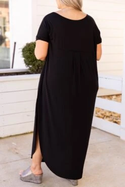 Enchanting Memory Maxi Dress, Black -Deals Swish Tex Store 5E1A9571