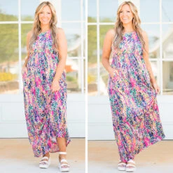 Love On The Weekend Maxi Dress, Fuchsia -Deals Swish Tex Store 5 3821b913 ea5c 41bc b416 2a7a30f61afe