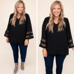 Your Amusing Soul Top, Black -Deals Swish Tex Store 5 9cea1d72 5691 409f 9edd c10138a397d2