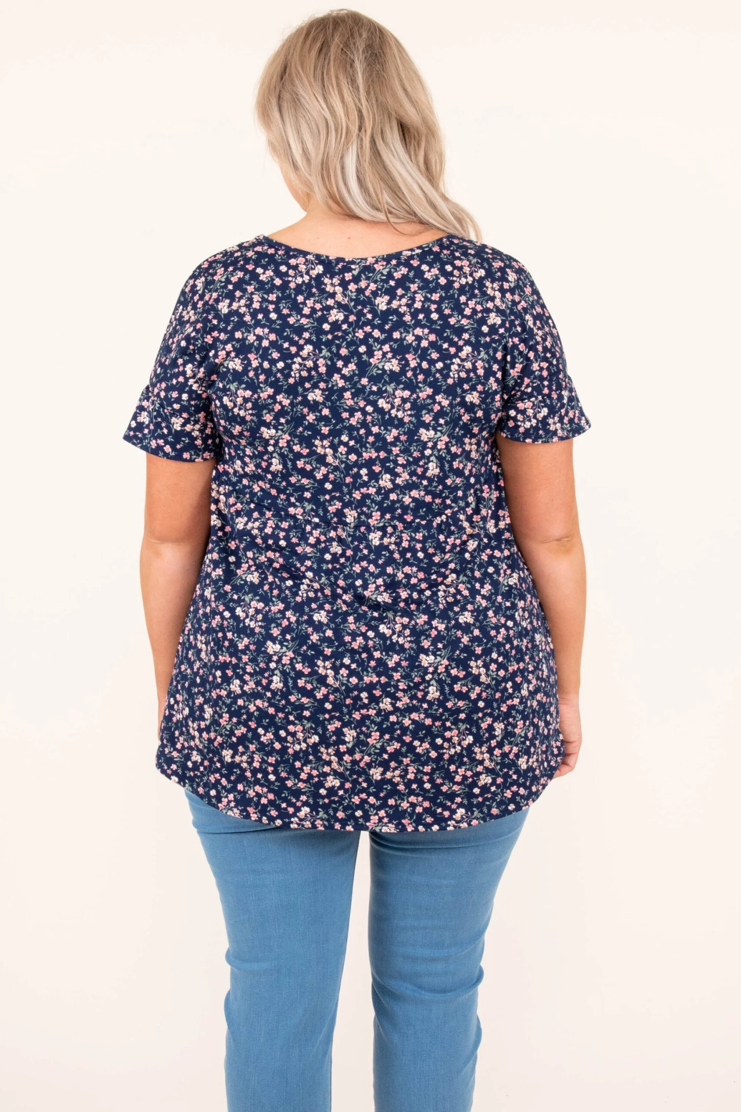 Lovely Melody Top, Navy 7 Lovely Melody Top, Navy - Image 5