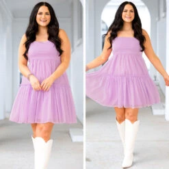 Flower Petals Dress, Lavender -Deals Swish Tex Store 6 8abc1eb2 0c97 43f2 84ed 1e3210ecaf56