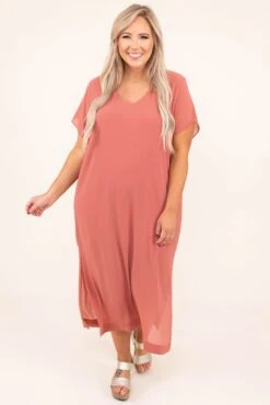 Spread The Shine Dress, Salmon -Deals Swish Tex Store 7 1 11940