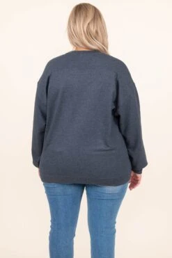 Leopard Heart Sweatshirt, Heather Gray -Deals Swish Tex Store 7 21 12589 Edit