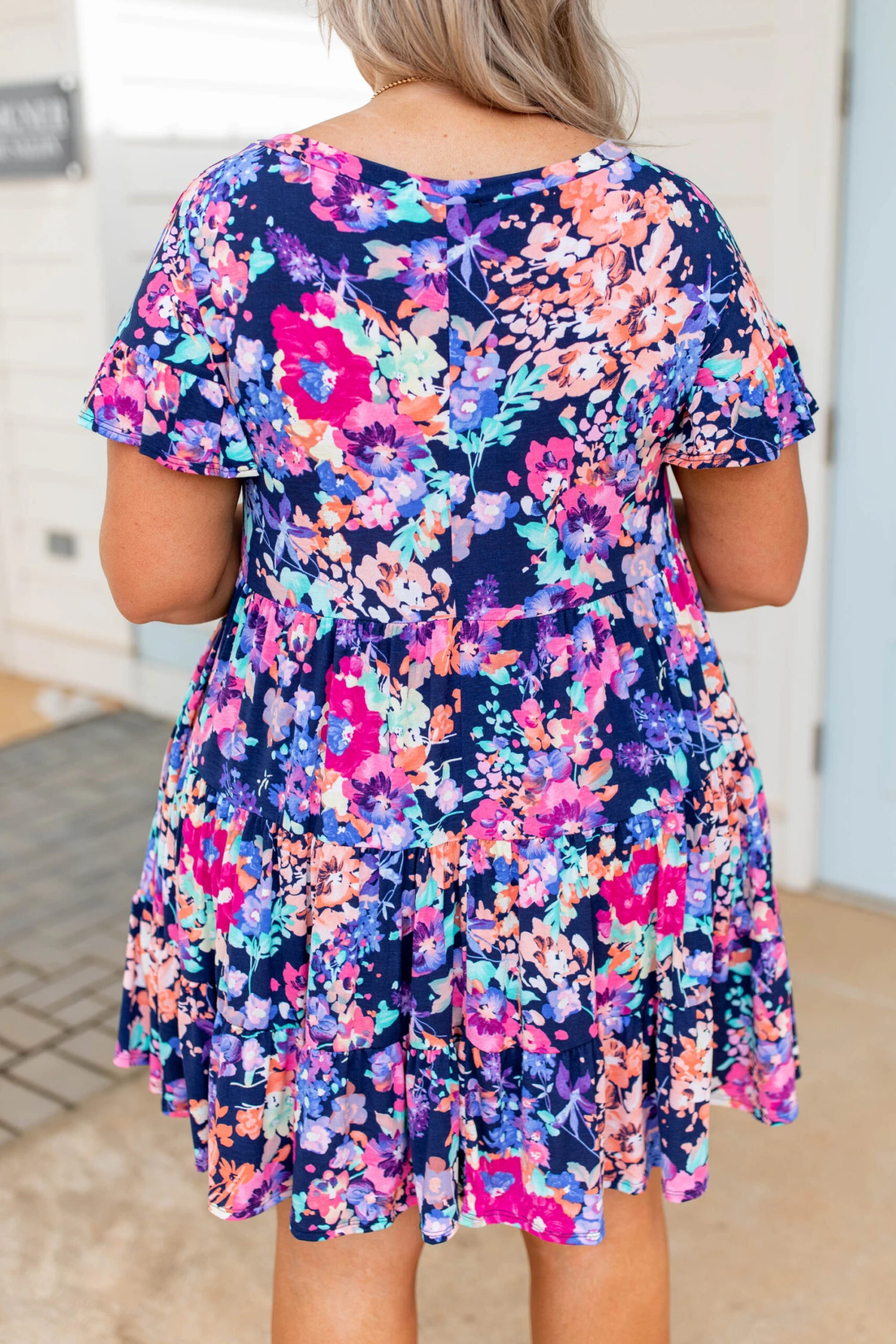 Can You Keep Up Dress, Blush Multi 7 Can You Keep Up Dress, Blush Multi - Image 5