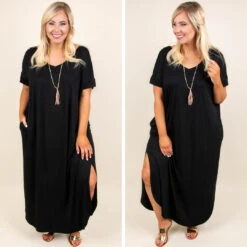 All Summer Long Maxi Dress, Black -Deals Swish Tex Store 7 6429bd5c 9dfd 4938 9198 b60630209ab5