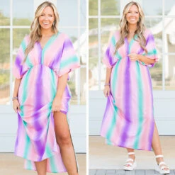 Pastel Sherbert Coverup Dress, Multi -Deals Swish Tex Store 8 b86939b9 caf2 4b51 9385 1ef5a75e95a2