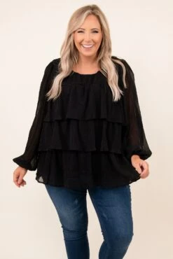 Pure Ambition Blouse, Black
