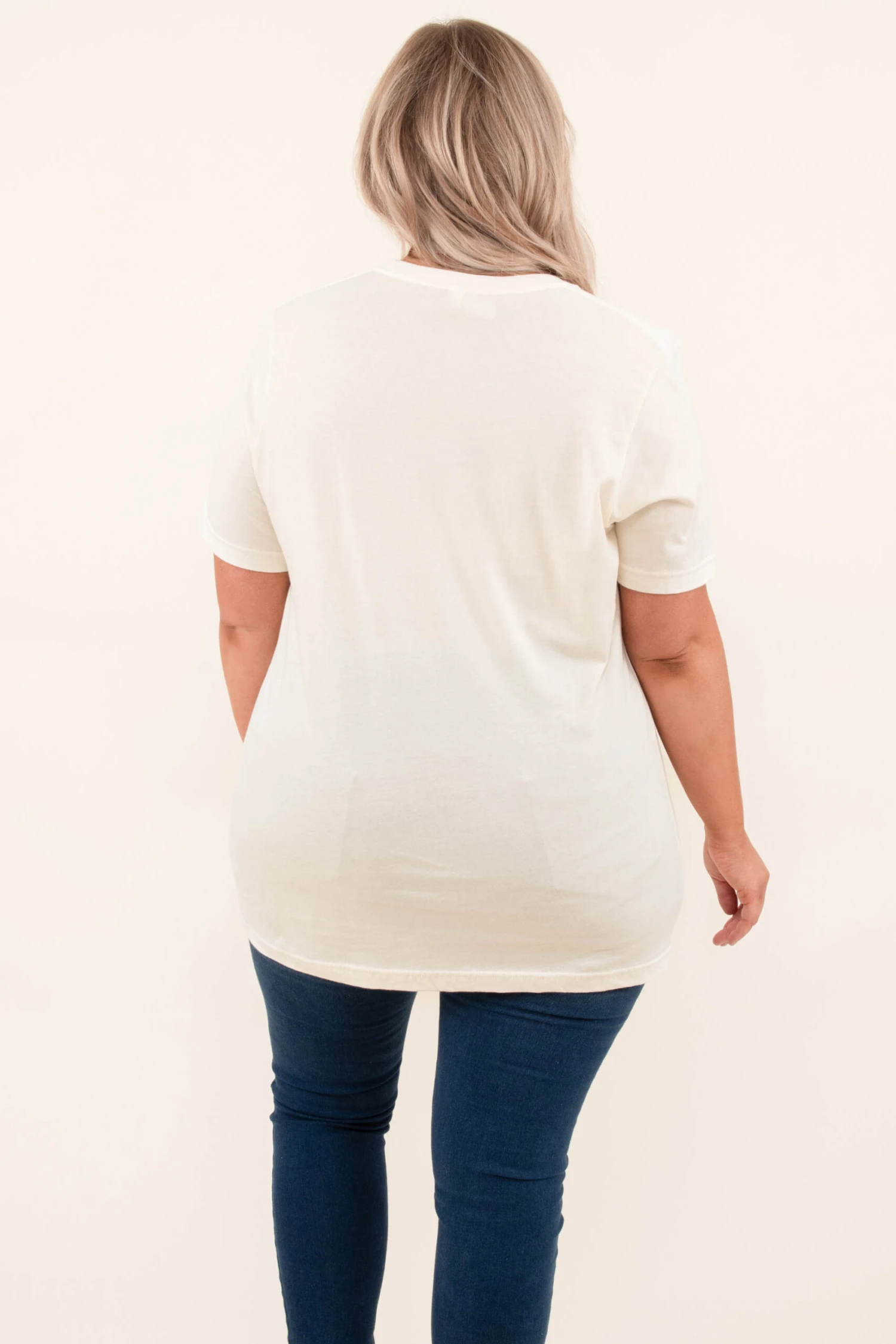 Plaid Pumpkin Tee, Natural 7 Plaid Pumpkin Tee, Natural - Image 5