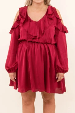 Forever And Always With You Dress, Burgundy 11 Forever And Always With You Dress, Burgundy -Deals Swish Tex Store 9 30 17090