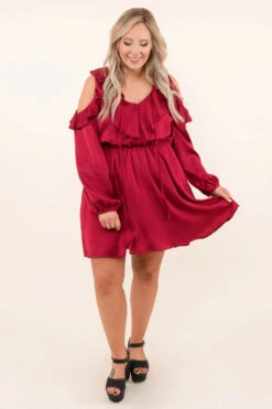 Forever And Always With You Dress, Burgundy 10 Forever And Always With You Dress, Burgundy -Deals Swish Tex Store 9 30 17092