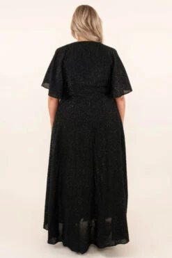 Never Too Late Maxi Dress, Black -Deals Swish Tex Store 9 30 17094