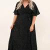 Never Too Late Maxi Dress, Black